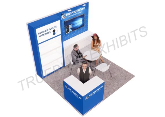 T31 10′ x 10′ Customizable Trade Show Booth Design