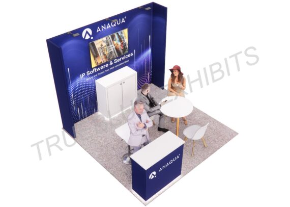T32 10′ x 10′ Customizable Trade Show Booth Design