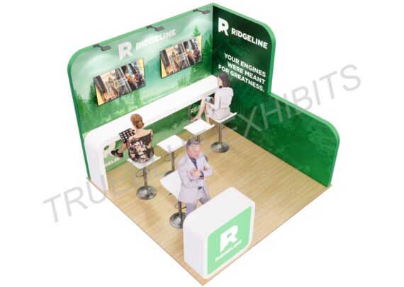 T33 10′ x 10′ Customizable Trade Show Booth Design
