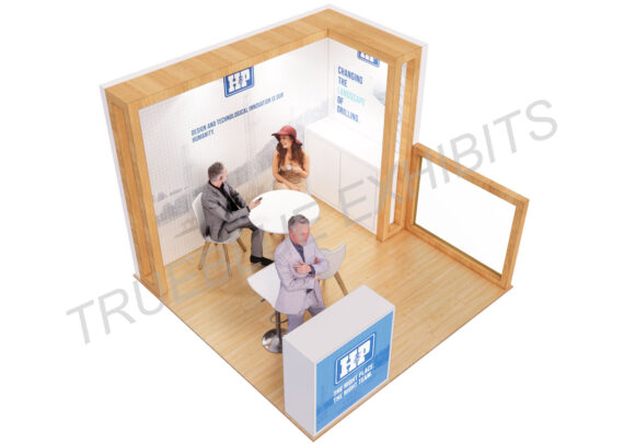 T35 10′ x 10′ Customizable Trade Show Booth Design