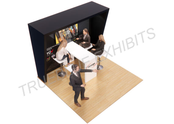 T36 10′ x 10′ Customizable Trade Show Booth Design