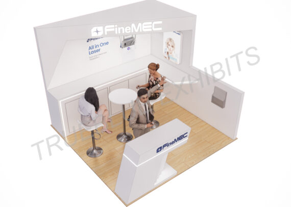 T37 10′ x 10′ Customizable Trade Show Booth Design
