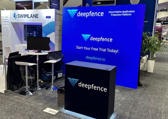 Deepfence 10′ x 10′ RSA Conference San Francisco LED Video Wall Rental