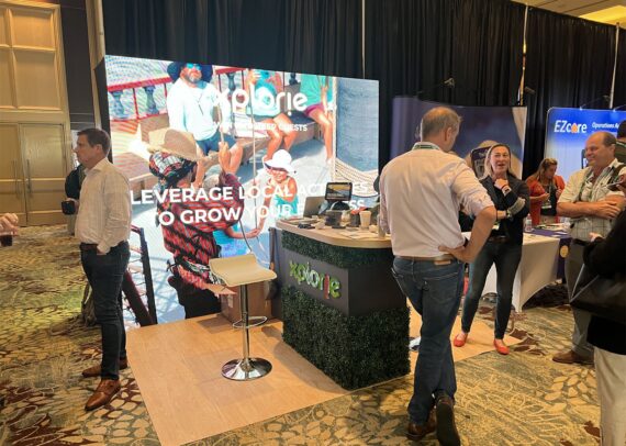 Xplorie P2.6 10′ x 8′ Streamline Summit Custom LED Video Wall Booth